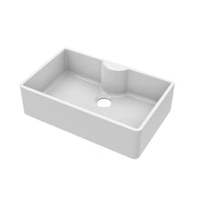 Nui Butler Sink With Central Waste And Tap Ledge 795x500x220 Traditional White Fireclay 220x795x500mm - JJ Building Materials