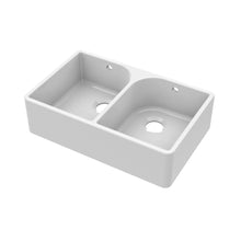 Nui Butler Sink With Flush Weir And Overflow 795x500x220 Traditional White Fireclay 220x795x500mm - JJ Building Materials