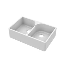 Nui Butler Sink With Stepped Weir 795x500x220 Traditional White Fireclay 220x795x500mm - JJ Building Materials