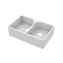 Nui Butler Sink With Stepped Weir And Overflow 795x500x220 Traditional White Fireclay 220x795x500mm - JJ Building Materials