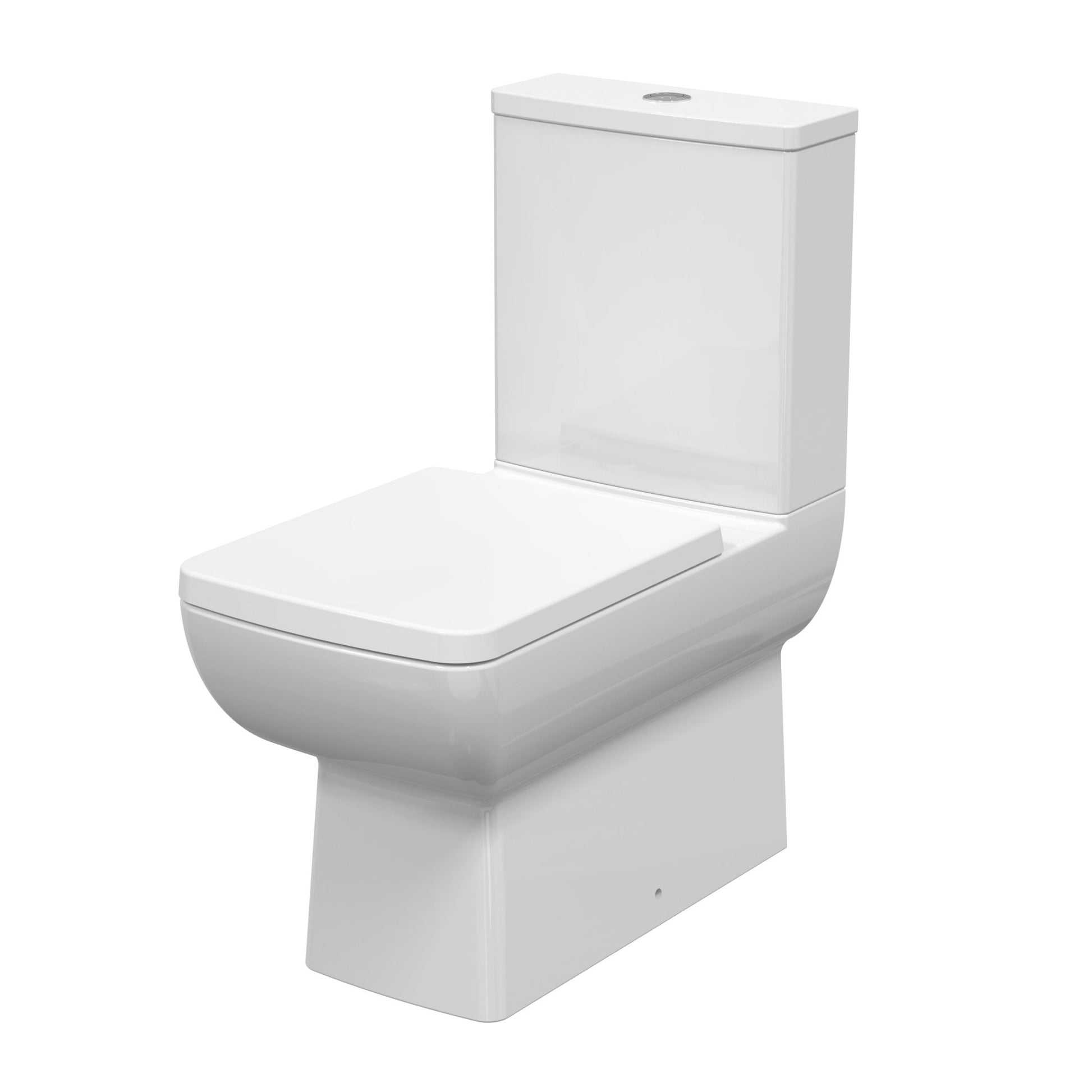 Nui Cleo Flush To Wall Pan & Cistern Contemporary White Vitreous China 800x363x660mm - JJ Building Materials
