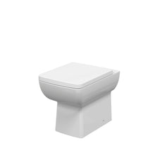 Nui Cleo Square Btw Pan Contemporary White Vitreous China 400x358x525mm - JJ Building Materials