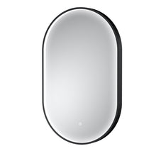 Nui Columba Black Frame Led Mirror - 800 X 500mm Contemporary Aluminium 800x500x47mm - JJ Building Materials
