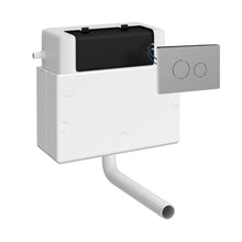 Nui Concealed Cisterns And Frames Pneumatic Dual Flush Universal Access Concealed Cistern Contemporary Chrome Plastic 305x364x164mm - JJ Building Materials