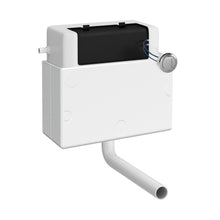 Nui Concealed Cisterns And Frames Pneumatic Dual Flush Universal Access Concealed Cistern Contemporary White Plastic 305x364x164mm - JJ Building Materials