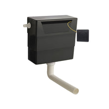 Nui Concealed Cisterns And Frames Universal Access Cistern & Black Square Flush Plate Contemporary Polyethylene 334x303x136mm - JJ Building Materials