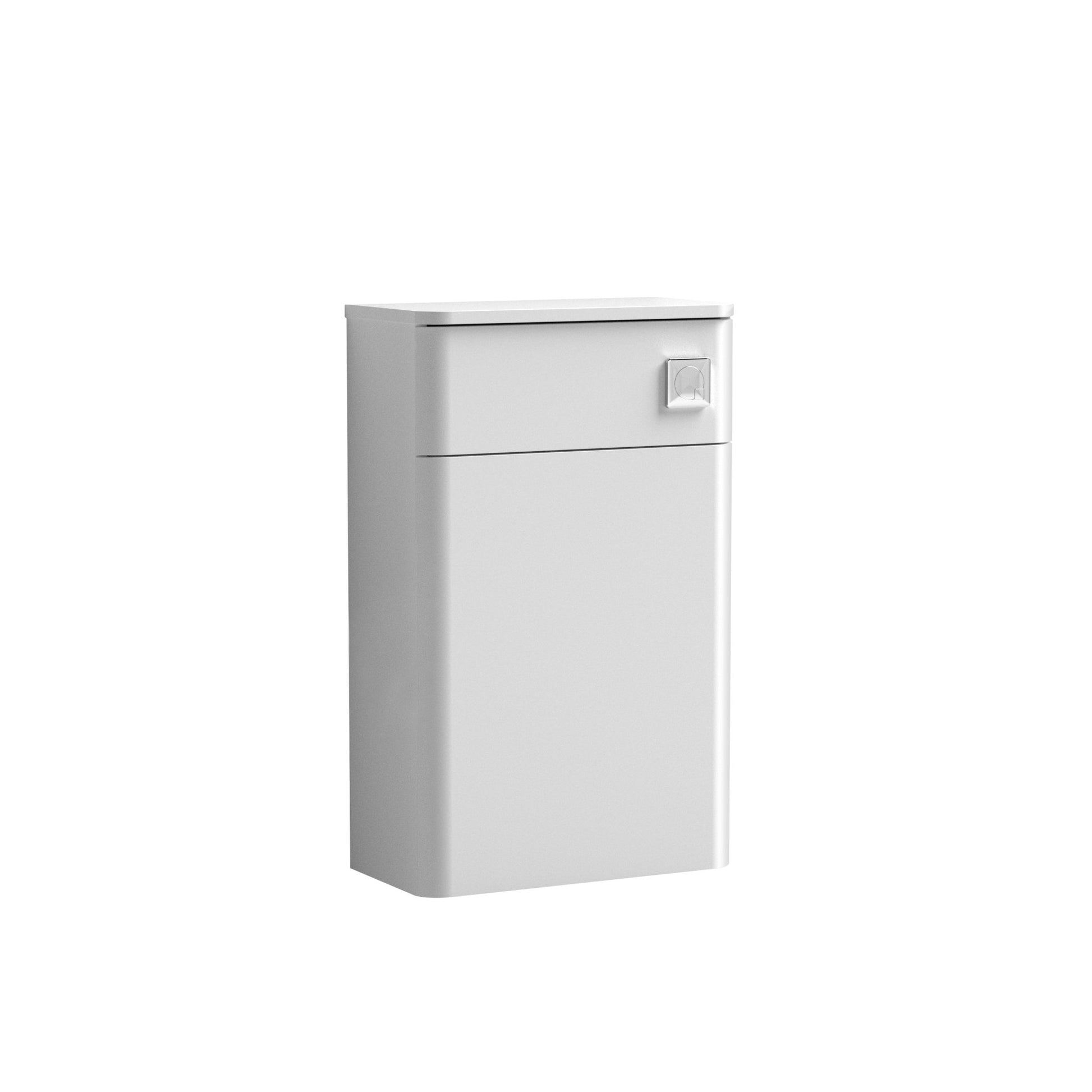 Nui Core 500mm Wc Unit Contemporary Gloss White MDF Painted Gloss 814x505x260mm - JJ Building Materials