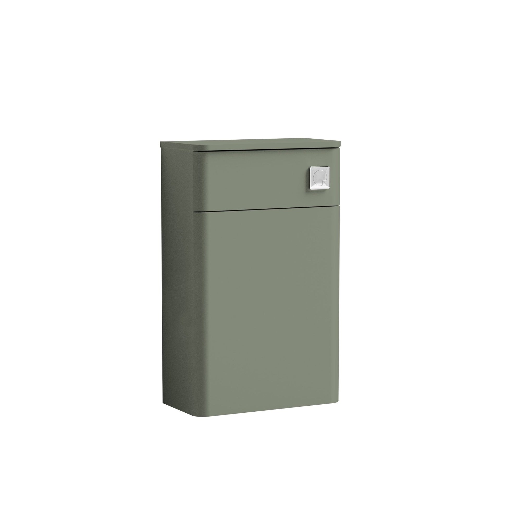 Nui Core 500mm Wc Unit Contemporary Satin Green MDF Painted Matt 814x505x260mm - JJ Building Materials