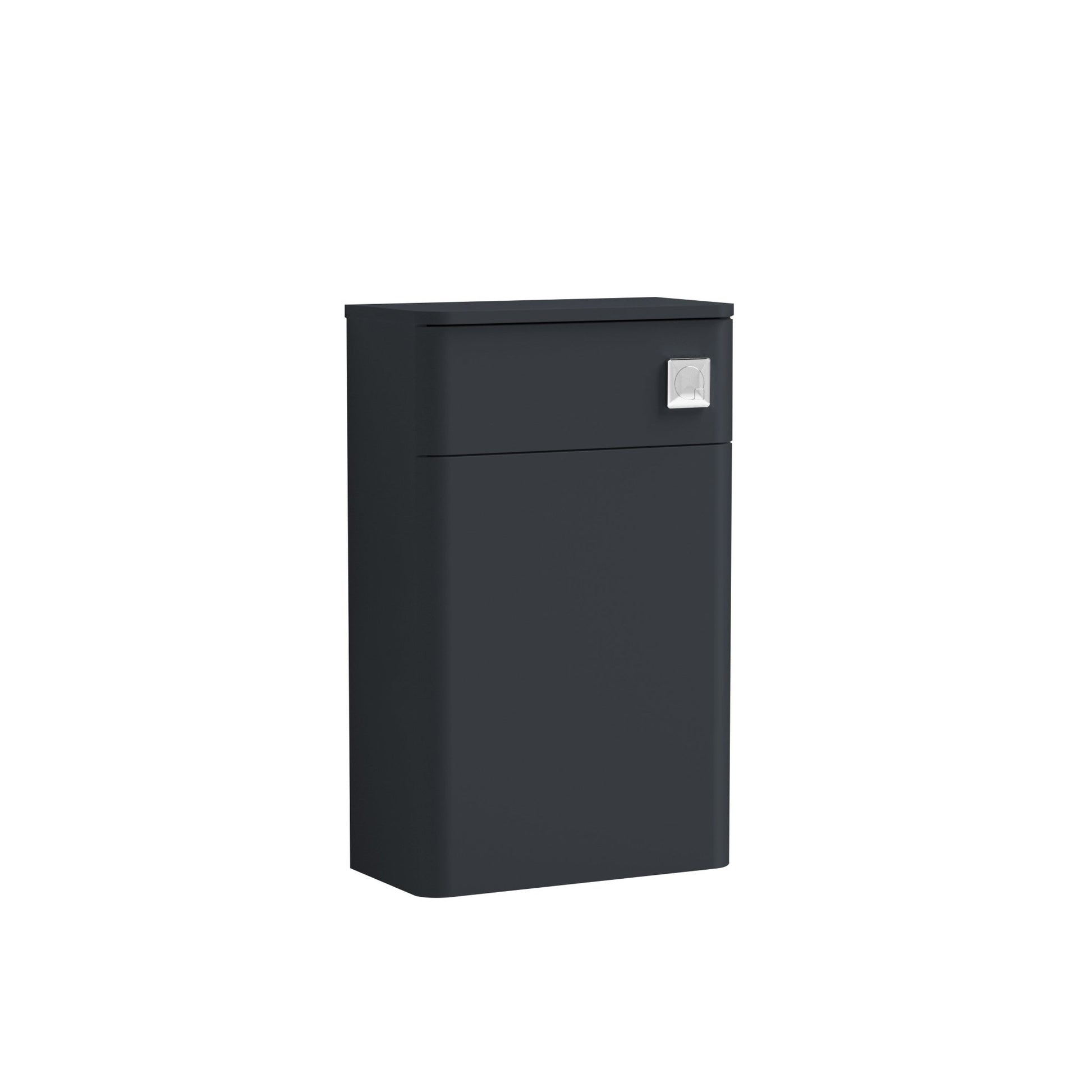 Nui Core 500mm Wc Unit Contemporary Soft Black MDF Painted Matt 814x505x260mm - JJ Building Materials
