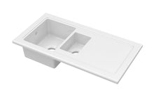 Nui Counter Top Sink 1.5 Bowl 1010x525 Traditional White Fireclay 235x1010x525mm - CT115TF1000 - JJ Building Materials