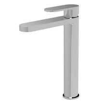 Nui Cyprus High Rise Mono Basin Mixer Contemporary Chrome Brass 290x52x190mm - JJ Building Materials