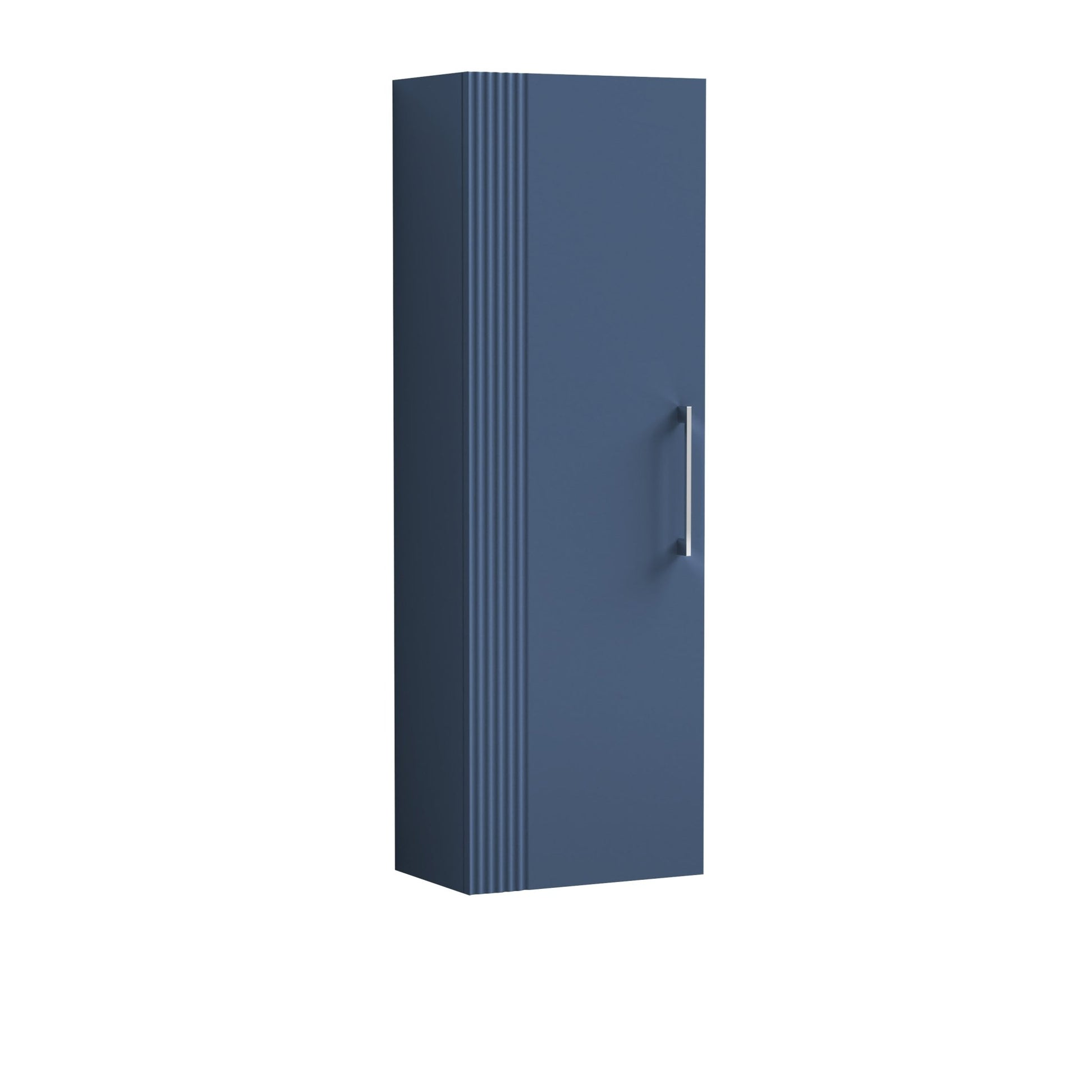 Nui Deco 400mm Tall Unit Contemporary Satin Blue MFC Painted Gloss 1200x400x253mm - JJ Building Materials