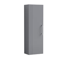 Nui Deco 400mm Tall Unit Contemporary Satin Grey MFC Painted Gloss 1200x400x253mm - JJ Building Materials