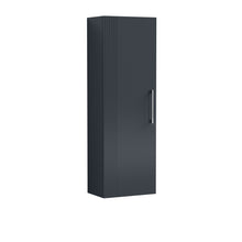 Nui Deco 400mm Tall Unit Contemporary Soft Black MFC Painted Gloss 1200x400x253mm - JJ Building Materials