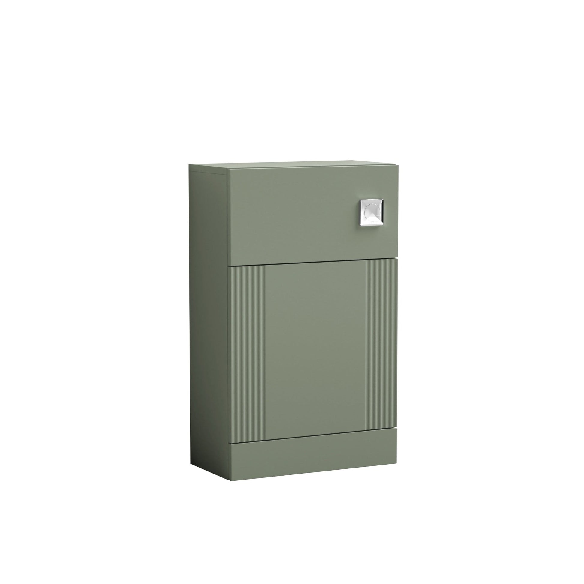 Nui Deco 500mm Wc Unit Contemporary Satin Green MFC Painted Gloss 810x500x253mm - JJ Building Materials