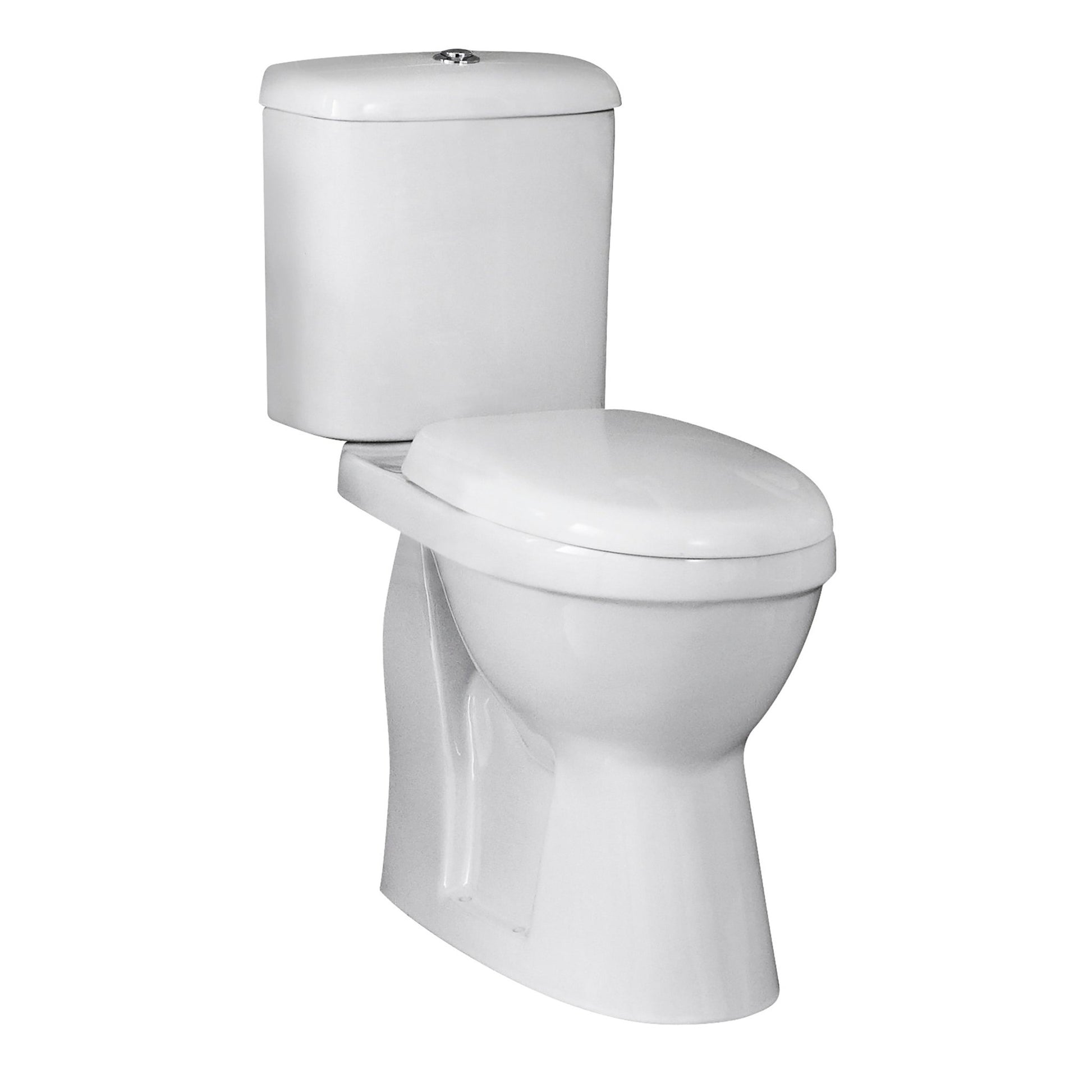 Nui Doc M Pack Comfort Height Pan & Cistern Contemporary White Vitreous China 870x370x650mm - JJ Building Materials