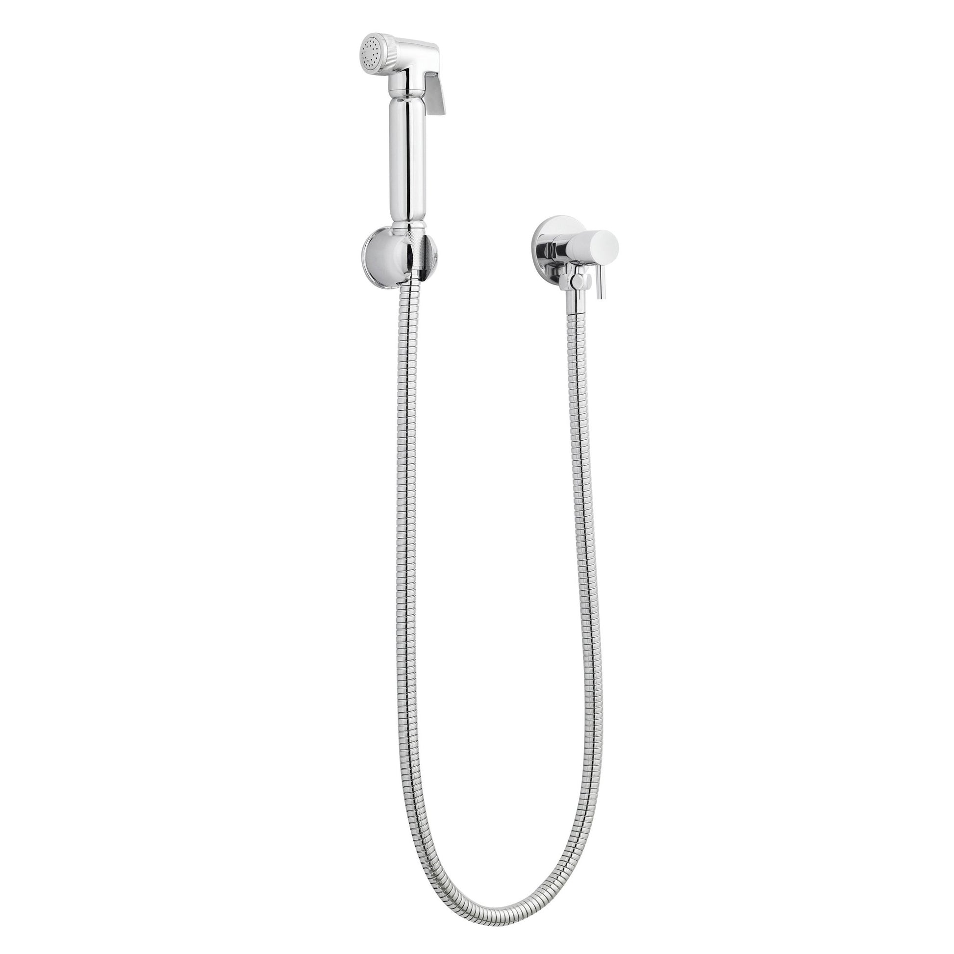 Nui Douche Spray Kit Contemporary Chrome Brass ABS 25x25x130mm - JJ Building Materials