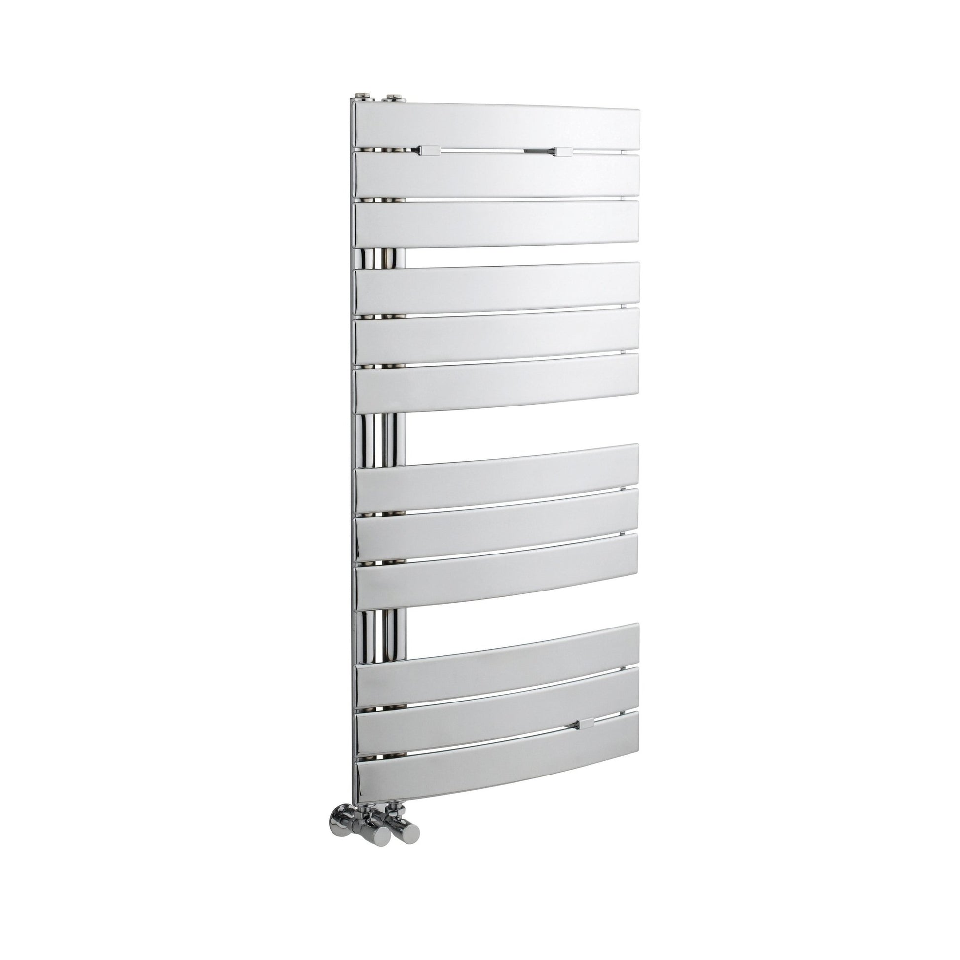 Nui Elgin Heated Towel Rail Contemporary Chrome Steel 1080x550x85mm - JJ Building Materials