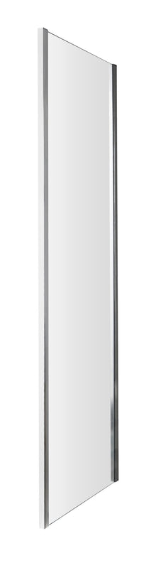 Nui Ella 1850 X 700mm Side Panel Contemporary Chrome Aluminium 1850x690x31mm - JJ Building Materials