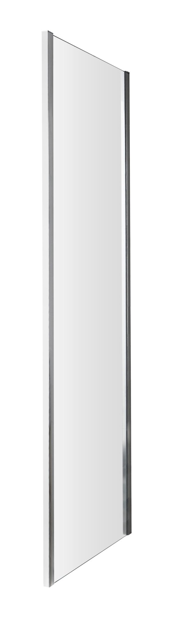 Nui Ella 1850 X 760mm Side Panel Contemporary Chrome Aluminium 1850x750x31mm - JJ Building Materials