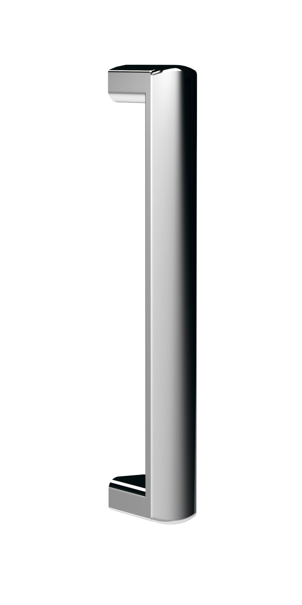 Nui Ella Square Handle Contemporary Chrome ABS 156x18x62mm - JJ Building Materials