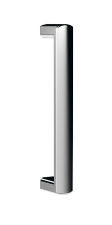 Nui Ella Square Handle Contemporary Chrome ABS 156x18x62mm - JJ Building Materials