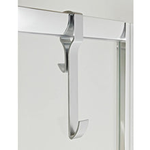 Nui Enclosure Hook For Framed Enclosures Contemporary Chrome Stainless Steel 300x25x60mm - JJ Building Materials