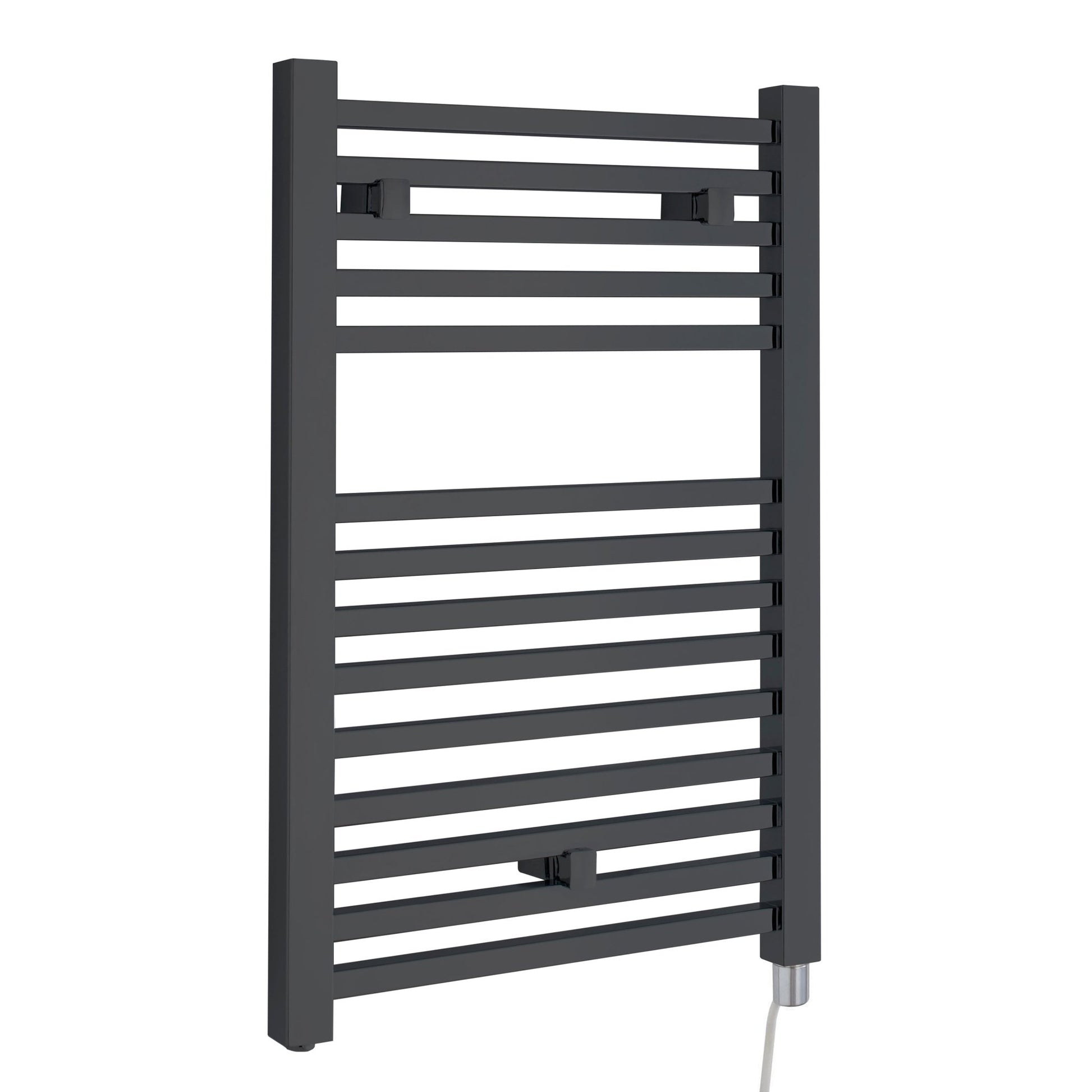 Nui Eton Electric Radiator Contemporary Anthracite Steel 690x500x30mm - JJ Building Materials