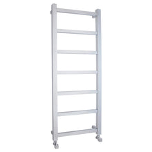 Nui Eton Heated Towel Rail Contemporary Chrome Steel 1200x450x40mm - JJ Building Materials