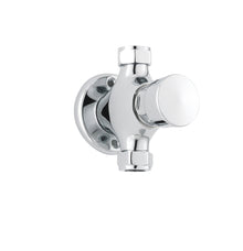 Nui Exposed Non - concussive Valve Contemporary Chrome Brass 100x65x90mm - JJ Building Materials