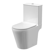 Nui Fenton Rimless Pan, Cistern & Pp Seat Contemporary White Vitreous China 800x370x605mm - JJ Building Materials