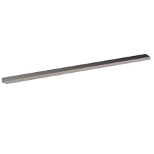 Nui Finger Pull Handle 500mm Contemporary Brushed Pewter Aluminium 17x500x36mm - JJ Building Materials