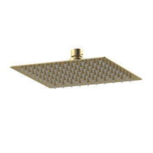 Nui Fixed Heads Fixed Head Contemporary Brushed Brass Stainless Steel 60x200x200mm - JJ Building Materials