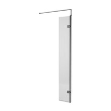 Nui Fluted Swing Screen 300x1850 Gm Contemporary Brushed Pewter Aluminium 1850x322x27mm - JJ Building Materials