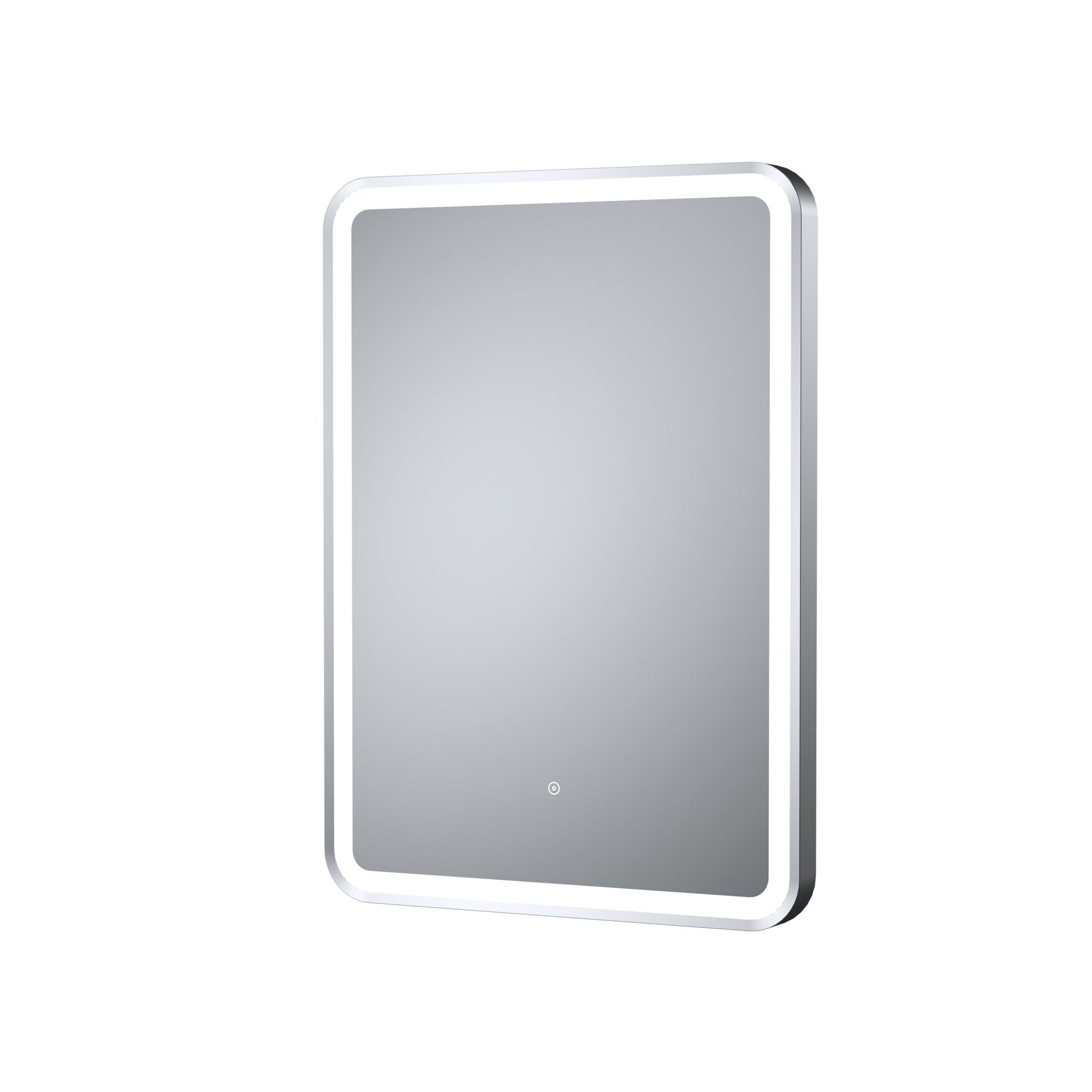 Nui Framed Led Touch Sensor Mirrors 700 X 500 Silver Framed Mirror Contemporary Aluminium 700x500x33mm - JJ Building Materials