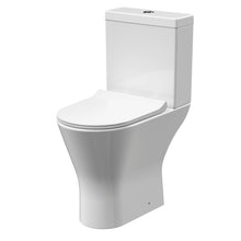 Nui Freya Comfort Height Rimless Pan, Cistern & Seat Contemporary White Vitreous China 845x380x605mm - JJ Building Materials