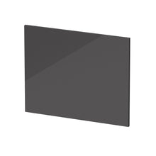 Nui Fusion Square Shower Bath End Panel Contemporary Gloss Grey MFC Gloss 520x680x18mm - JJ Building Materials