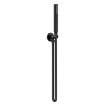 Nui Hand Held Shower Kits Outlet Elbow, Parking Bracket, Flex And Handset Contemporary Matt Black Brass ABS 1230x30x55mm - JJ Building Materials