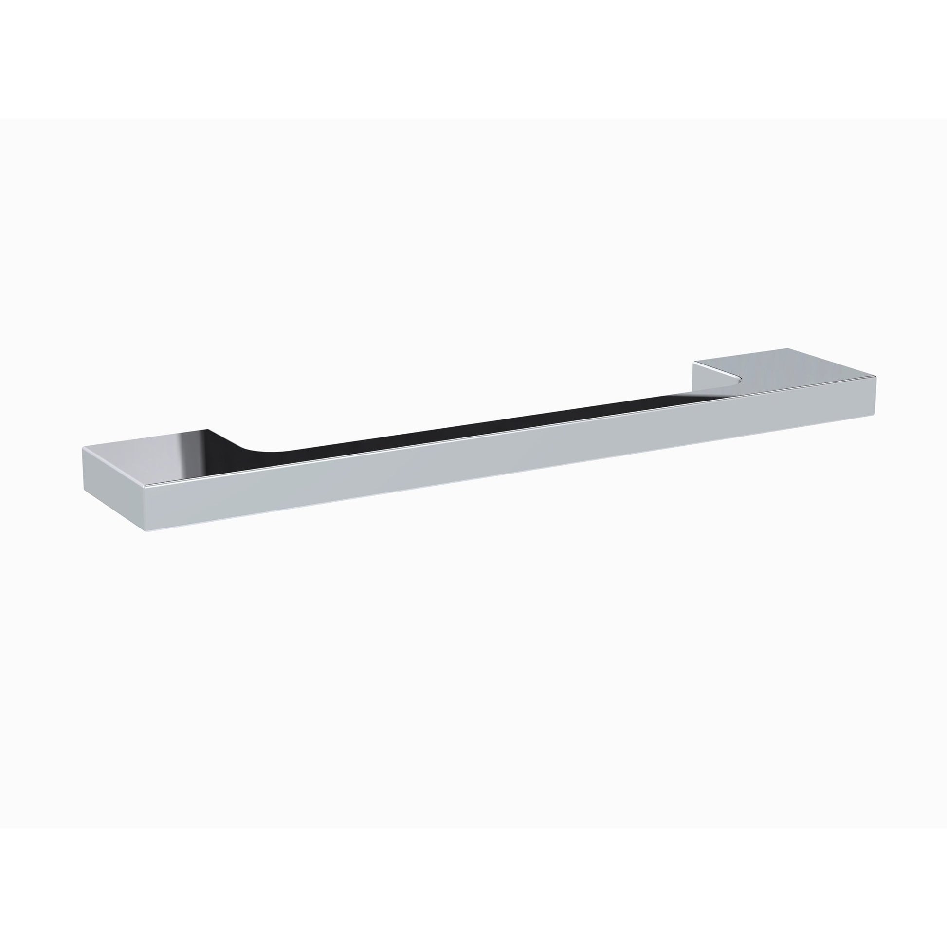 Nui Handles 150mm Slim Line D Handle Contemporary Chrome Brass 150x20x30mm - JJ Building Materials