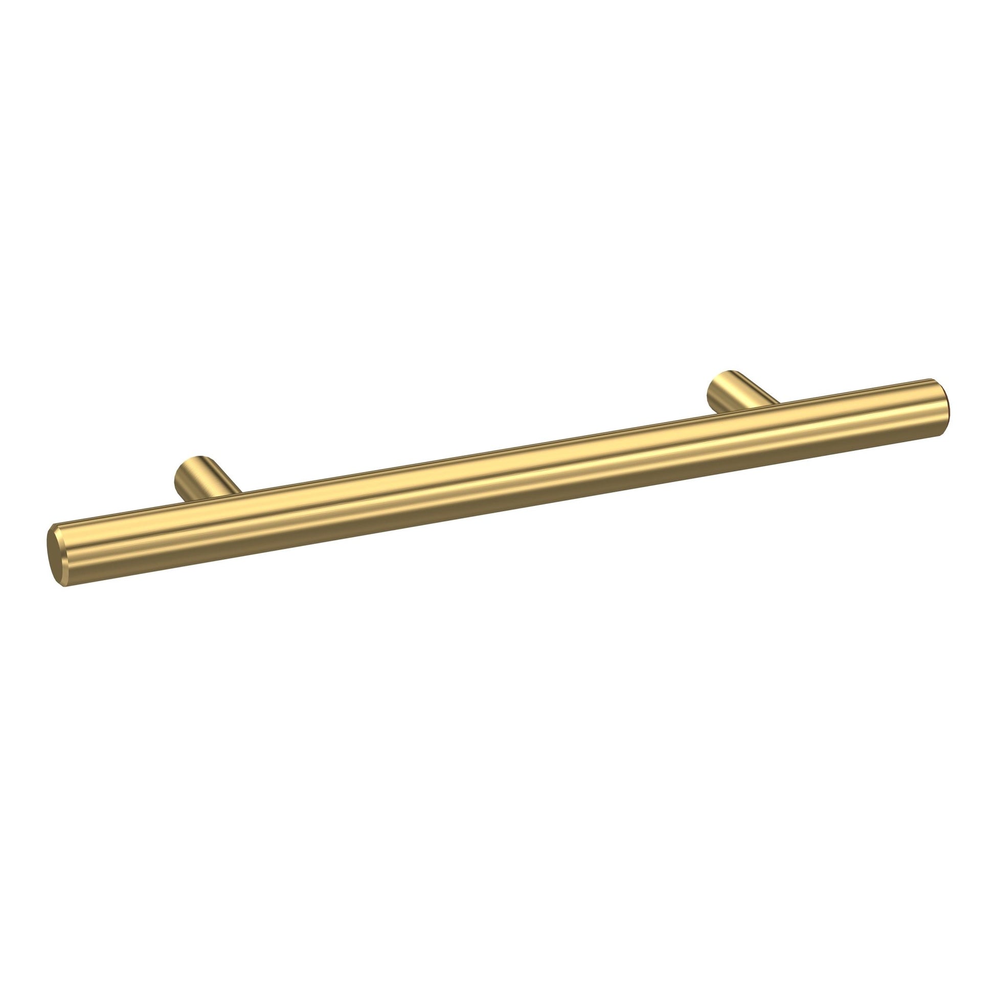 Nui Handles 155mm Bar Handle Contemporary Brushed Brass Brass 155x16x36mm - JJ Building Materials