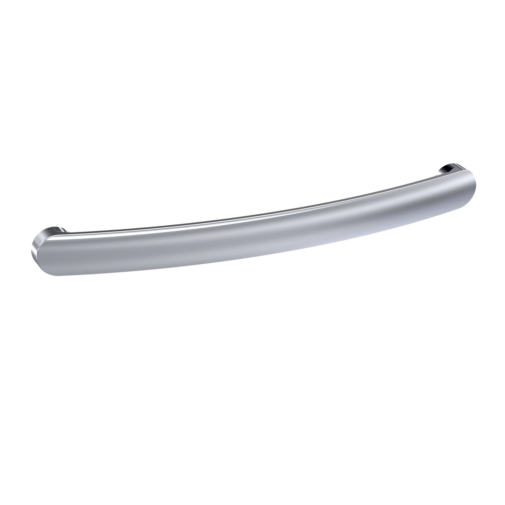 Nui Handles 210mm D Shape Bar Handle Contemporary Chrome Brass 210x19x24mm - JJ Building Materials
