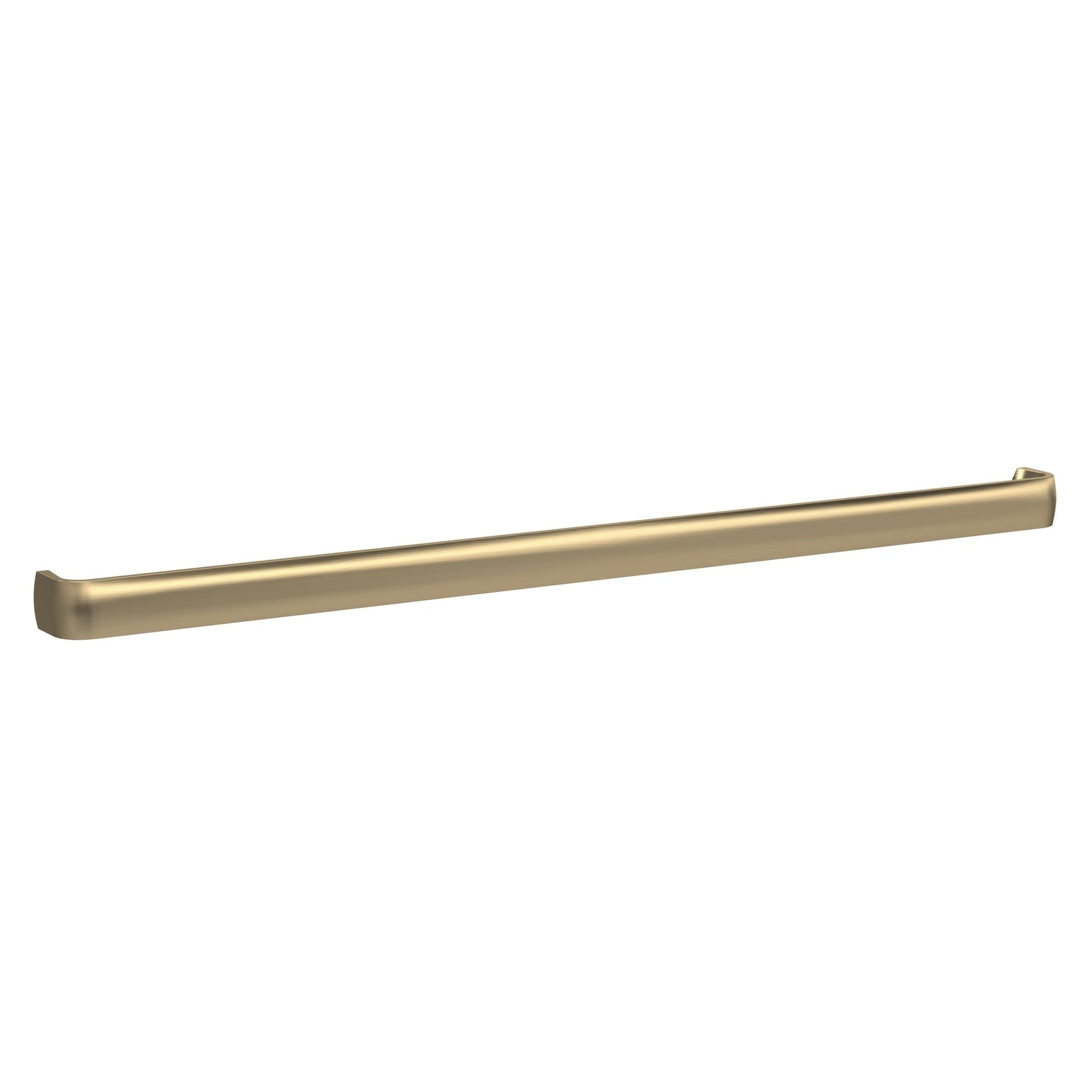 Nui Handles 328mm D Handle Brushed Brass Contemporary Stainless Steel 20x356x16mm - JJ Building Materials