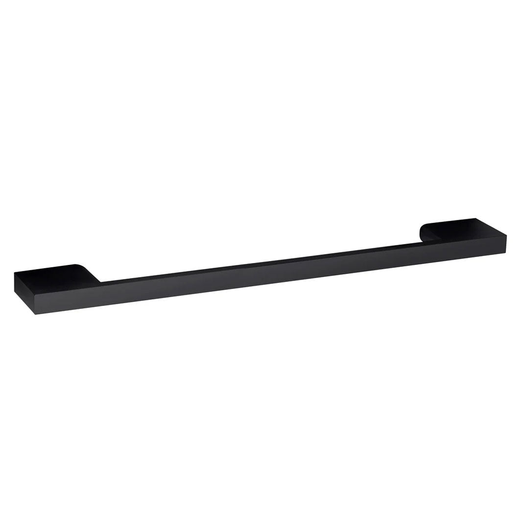 Nui Handles Black D Handle Contemporary Brass 28x223x8mm - JJ Building Materials