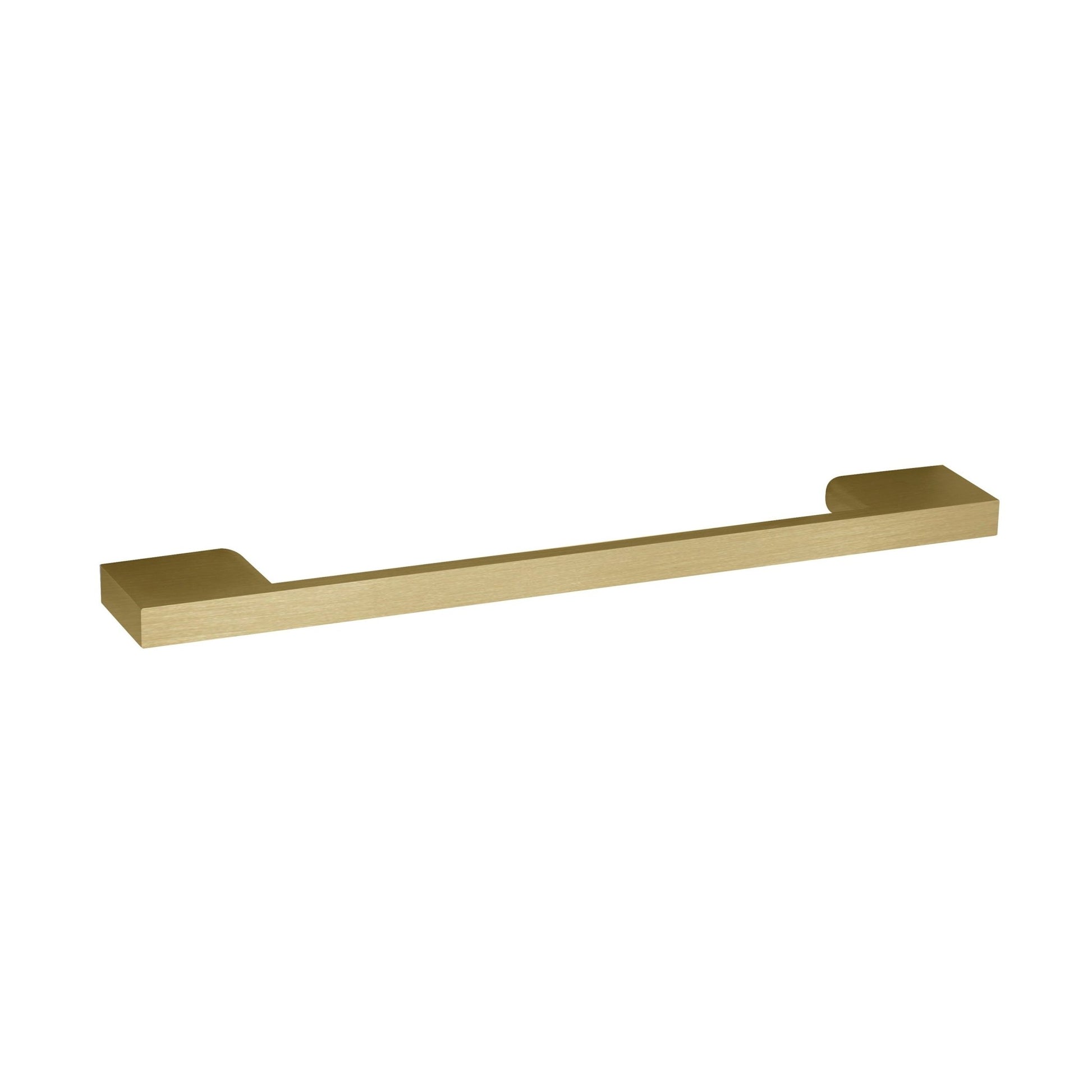 Nui Handles Brass D Handle Contemporary Brushed Brass 28x191x8mm - JJ Building Materials