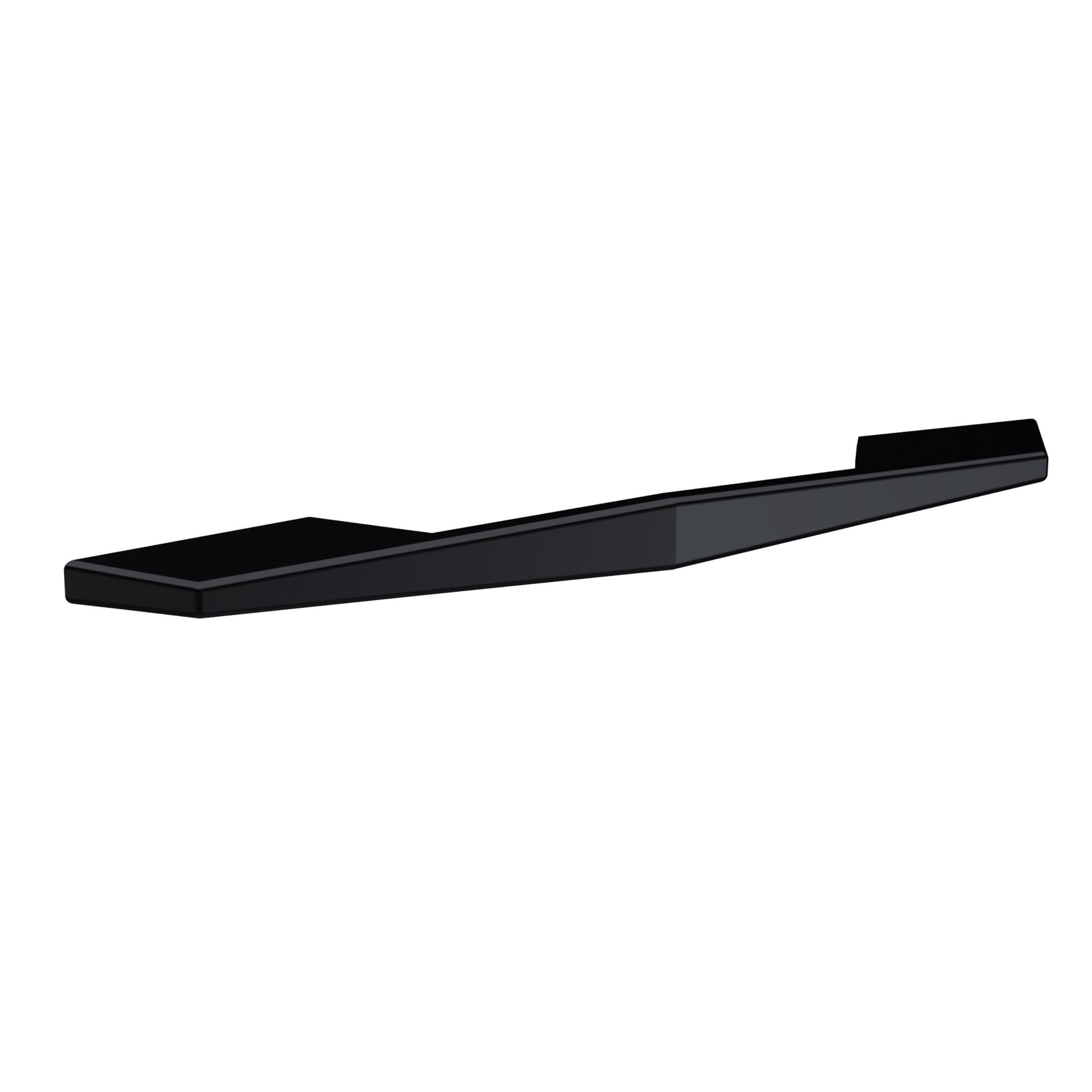 Nui Handles D Shaped Handle 160mm Contemporary Black Zamac 14x180x30mm - JJ Building Materials