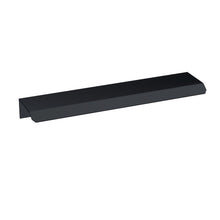Nui Handles Finger Pull Handle 150mm Contemporary Black Aluminium 17x150x36mm - JJ Building Materials
