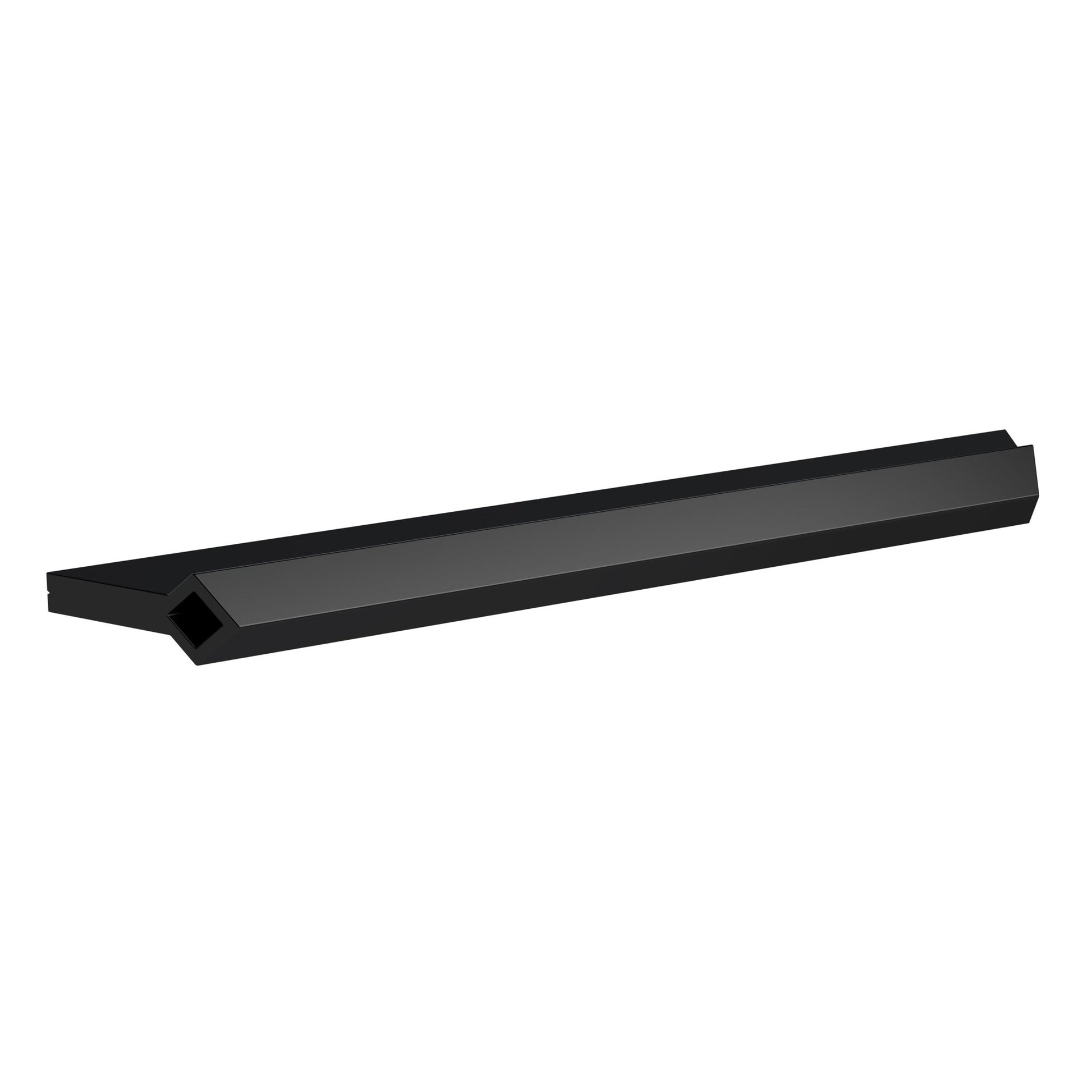 Nui Handles Profile Handle 160mm Contemporary Black Aluminium 14x176x30mm - JJ Building Materials