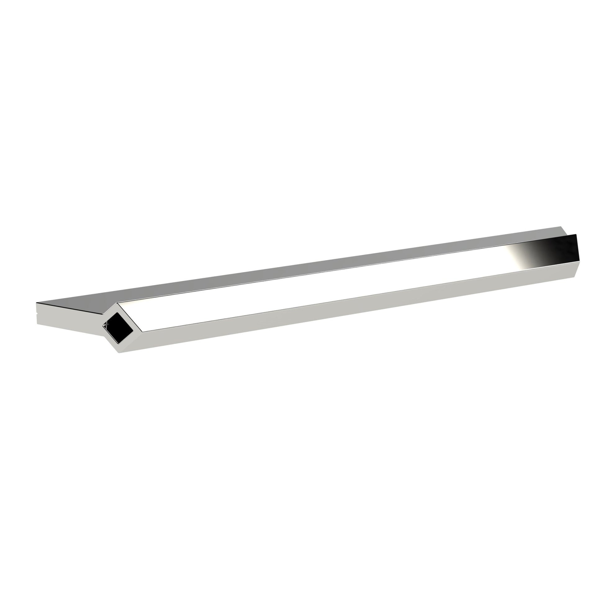Nui Handles Profile Handle 160mm Contemporary Chrome Aluminium 14x176x30mm - JJ Building Materials