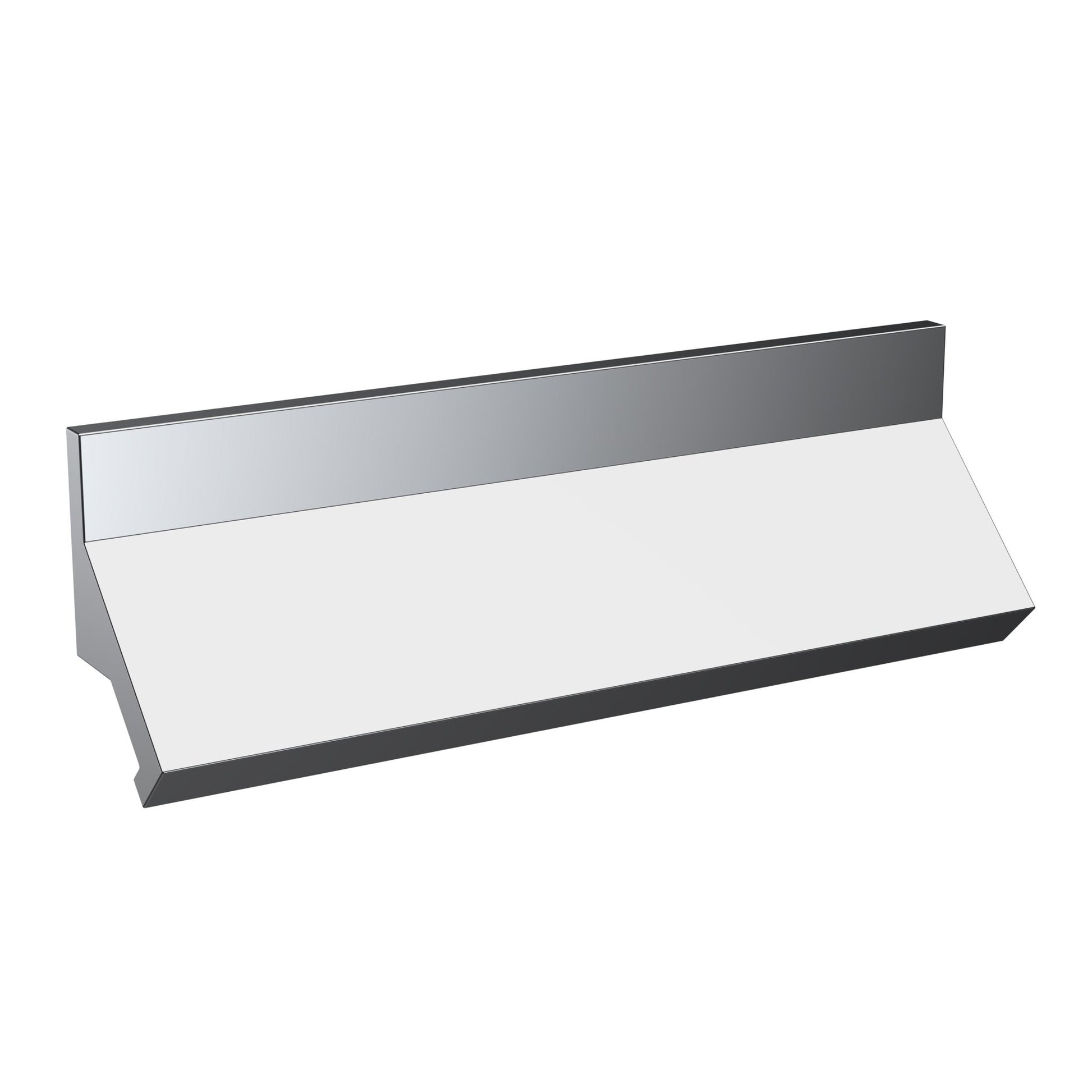 Nui Handles Profile Handle 160mm Contemporary Chrome Aluminium 30x175x30mm - JJ Building Materials