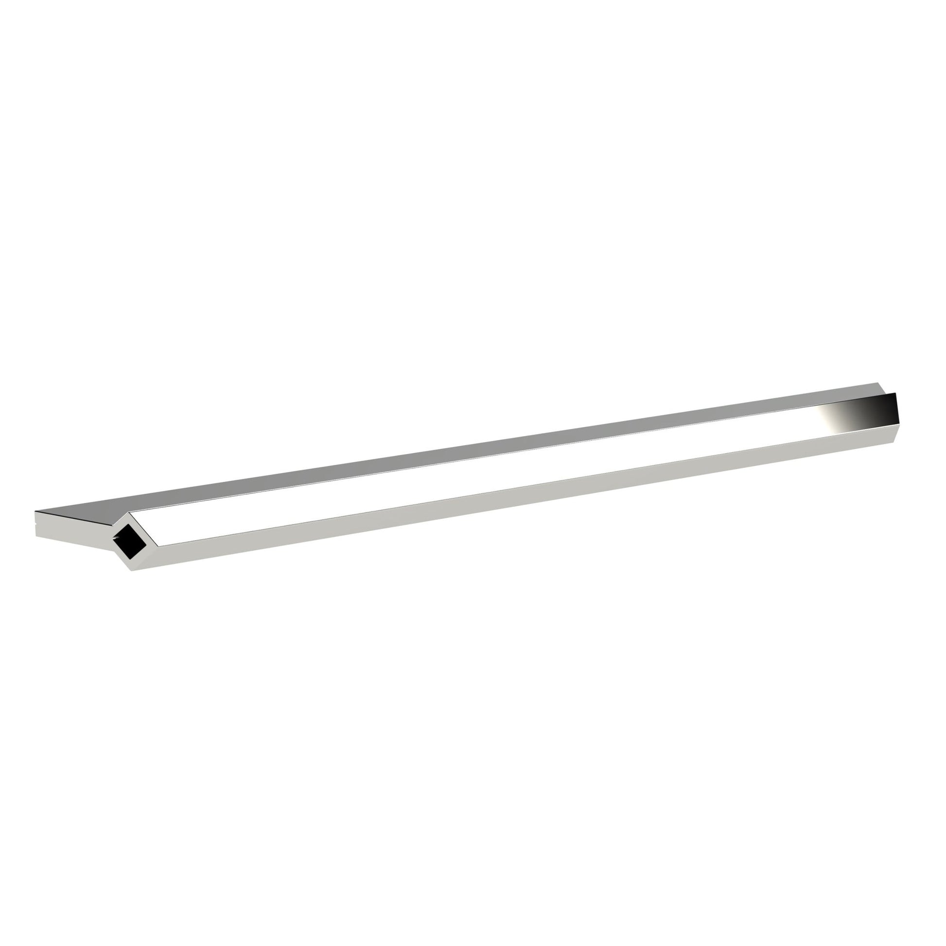 Nui Handles Profile Handle 224mm Contemporary Chrome Aluminium 14x240x30mm - JJ Building Materials